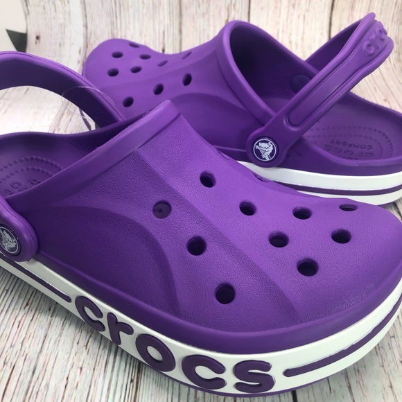 Purple bayaband crocs Clearance